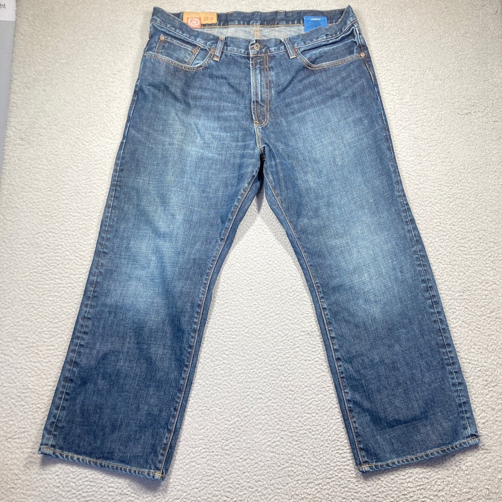 Gap 1969‎ Loose Fit Jeans Mens 38x29 (37x28) Blue Medium Wash Denim Vintage